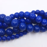 Opaque Royal Blue Faux Pearls | Bellaire Wholesale