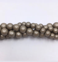 Faux Pearls, Khakhi Brown Faux Pearls | Bellaire Wholesale