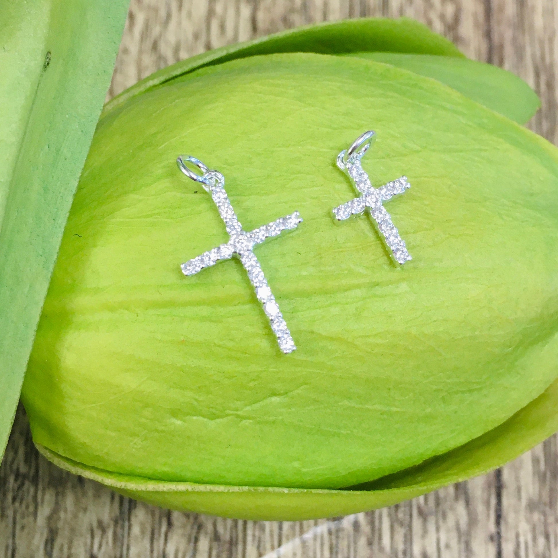 Sterling Silver Cross Charm | Bellaire Wholesale