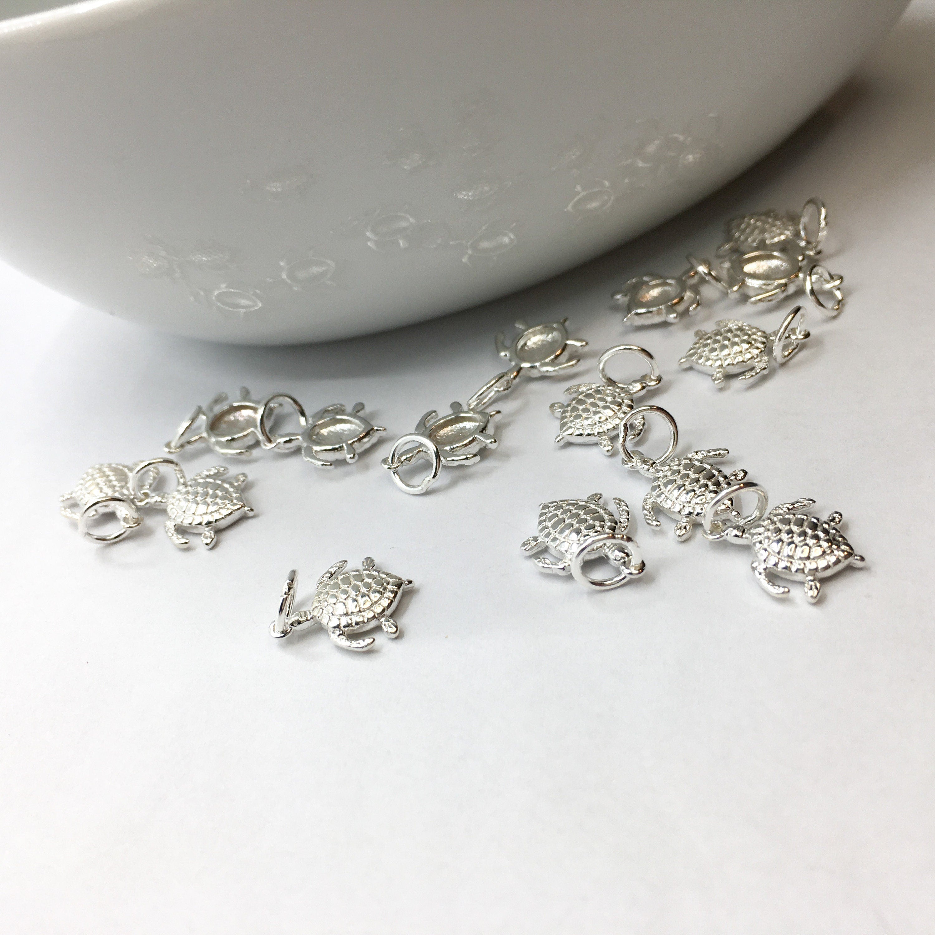 925 Sterling Silver Turtle Charm | Bellaire Wholesale
