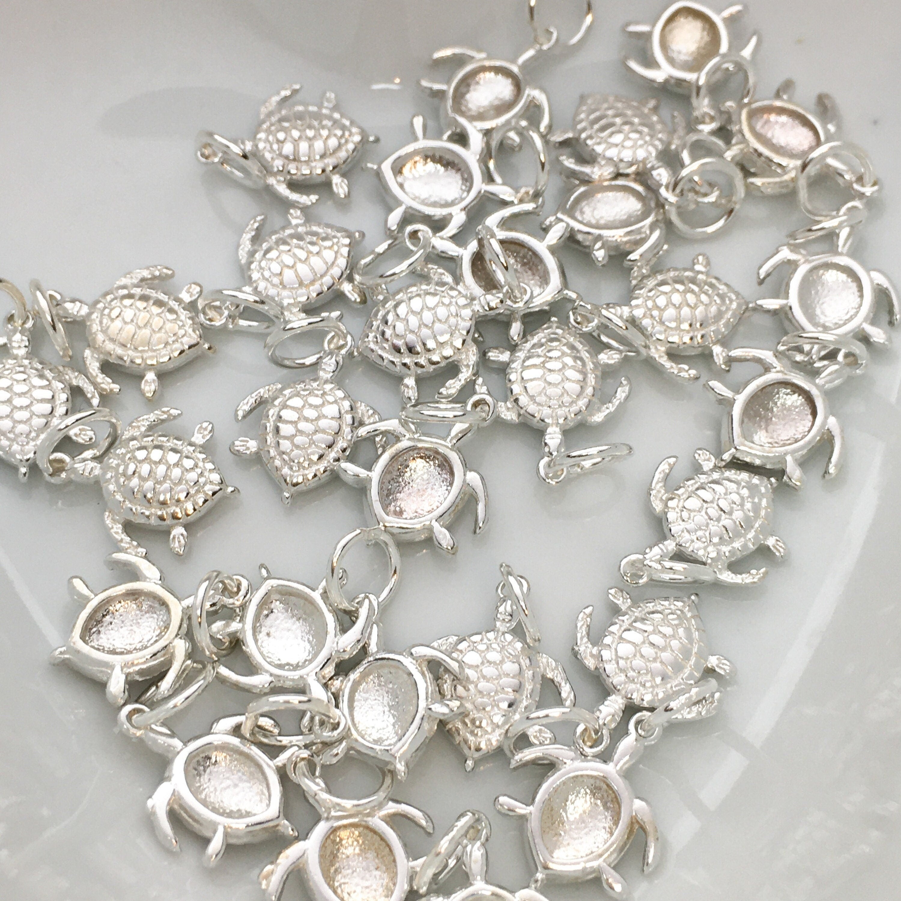925 Sterling Silver Turtle Charm | Bellaire Wholesale