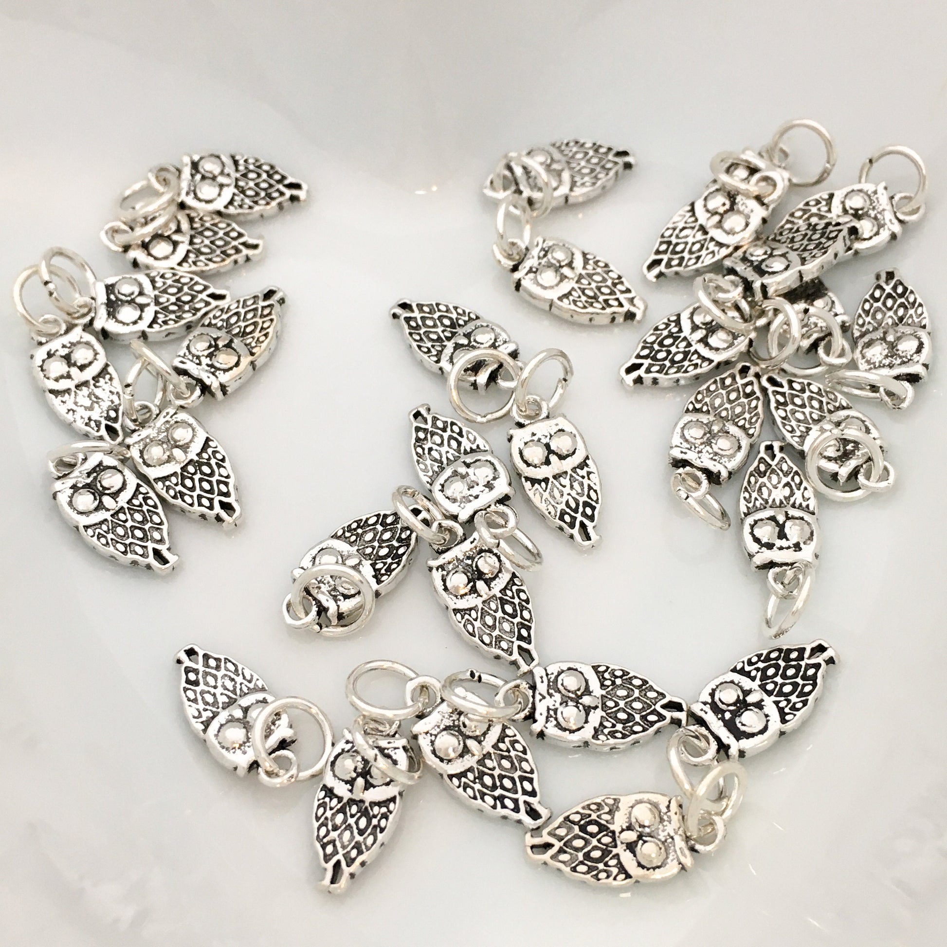 925 Sterling Silver Owl Charm | Bellaire Wholesale
