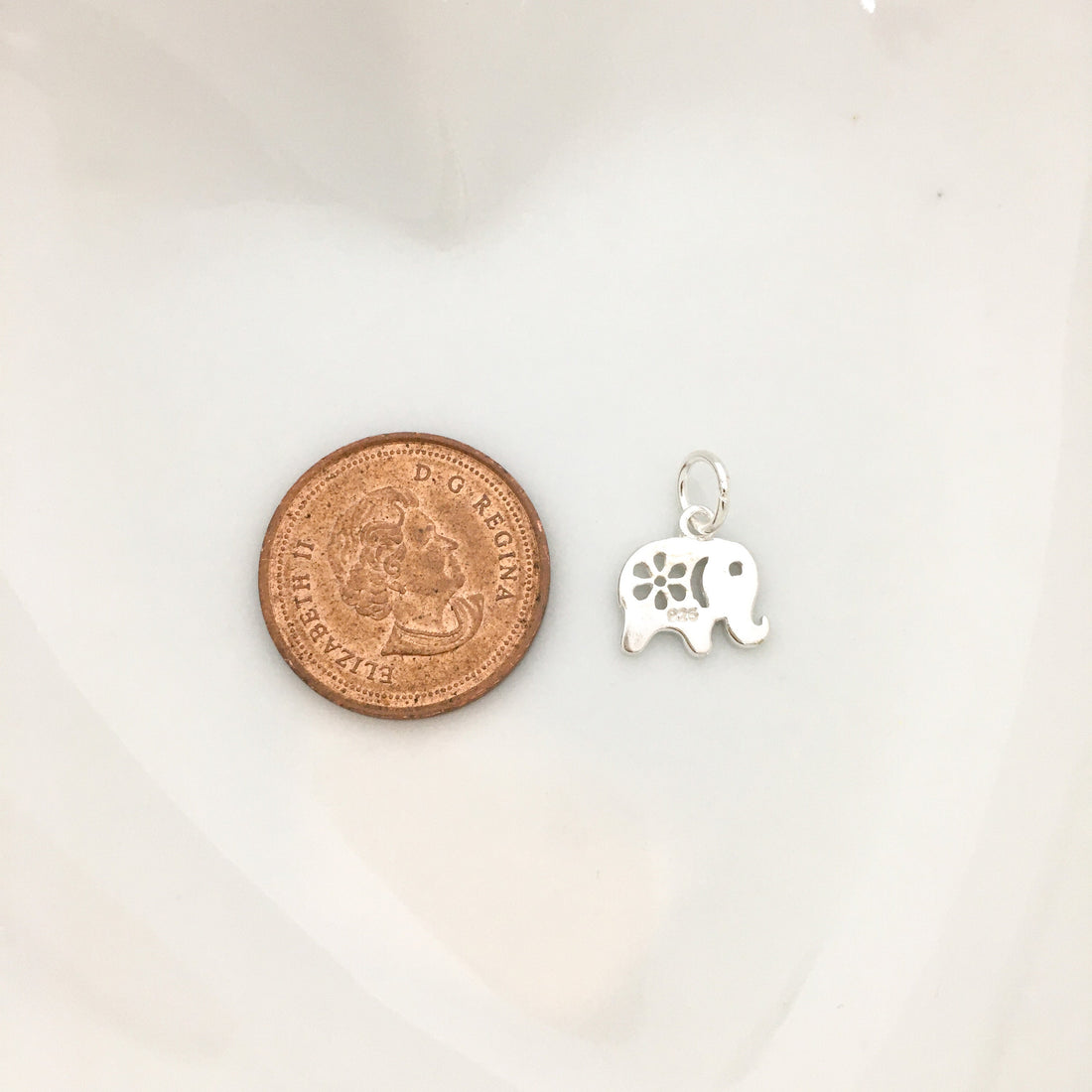 925 Sterling Silver Elephant Charm | Bellaire Wholesale