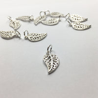 925 Sterling Silver Leaf Charm | Bellaire Wholesale