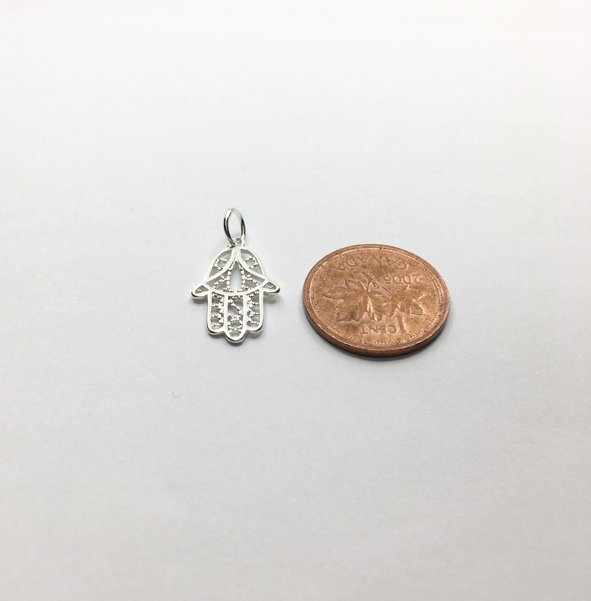 925 Sterling Silver Hamsa Charm | Bellaire Wholesale