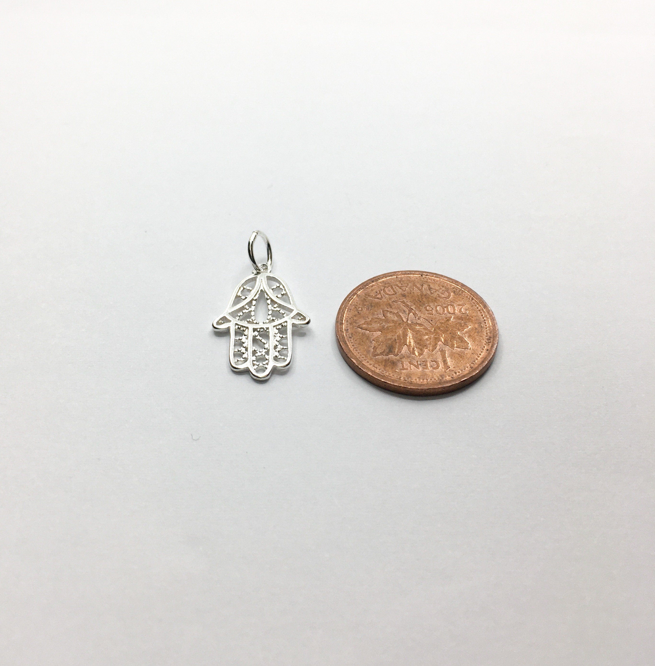 925 Sterling Silver Hamsa Charm | Bellaire Wholesale