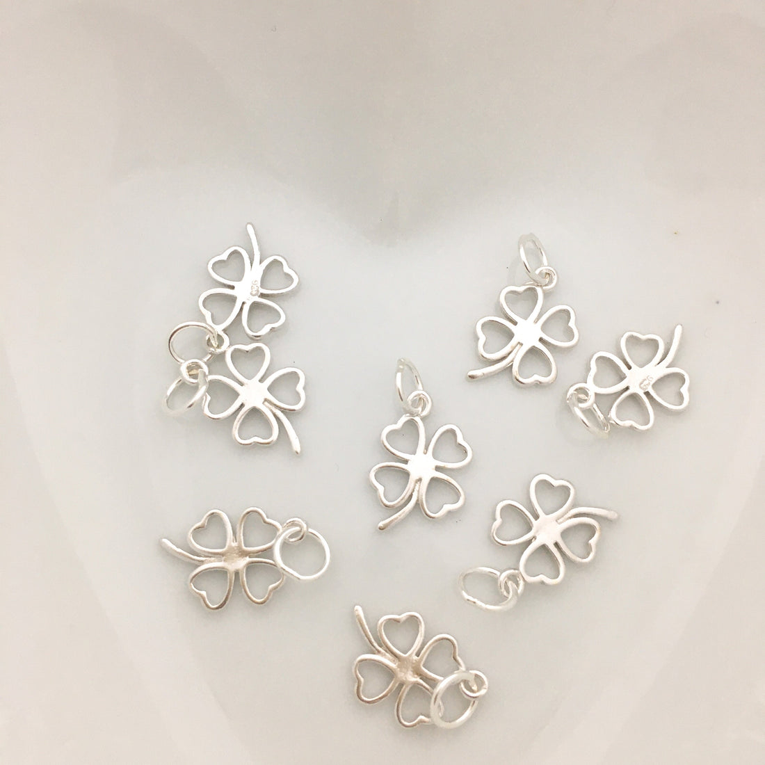 925 Sterling Silver Clover Leaf Charm | Bellaire Wholesale