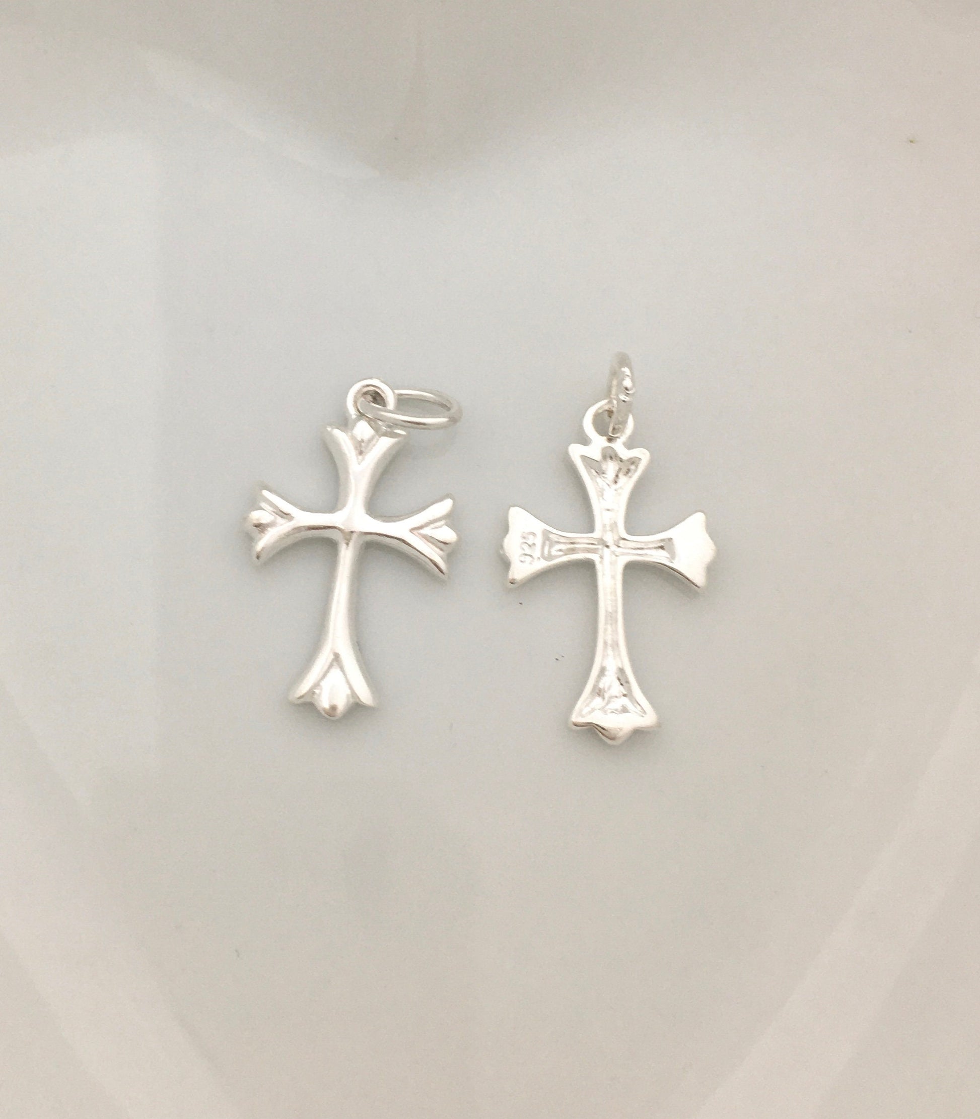 925 Sterling Silver Cross Charm |  Bellaire Wholesale