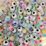 Mix Acrylic Heart Beads | Bellaire Wholesale