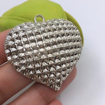 Alloy Big Heart Pendant | Bellaire Wholesale