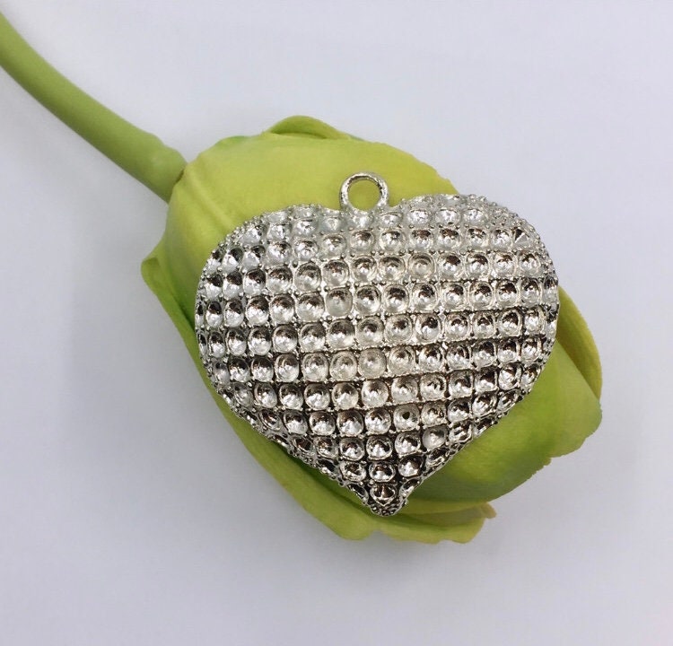 Alloy Big Heart Pendant | Bellaire Wholesale