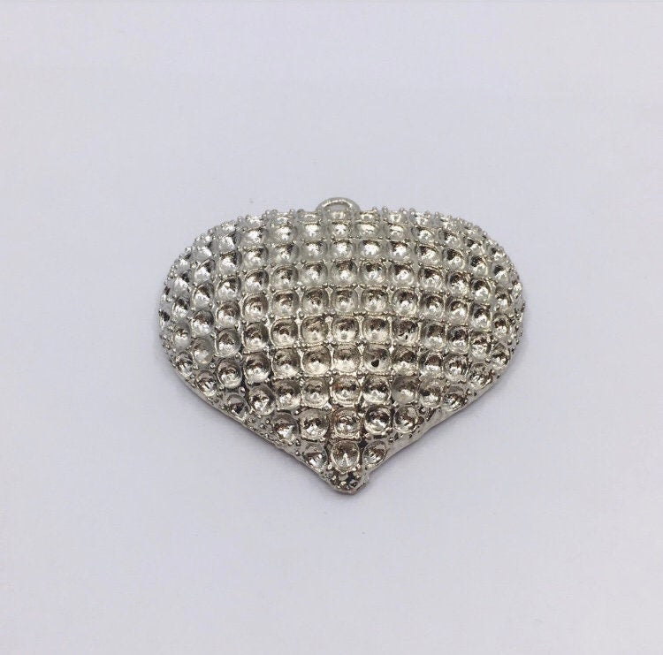 Alloy Big Heart Pendant | Bellaire Wholesale