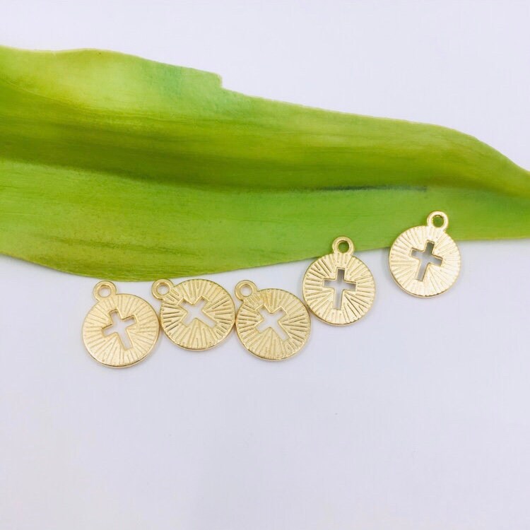 Alloy Enamel Cross Charm | Bellaire Wholesale