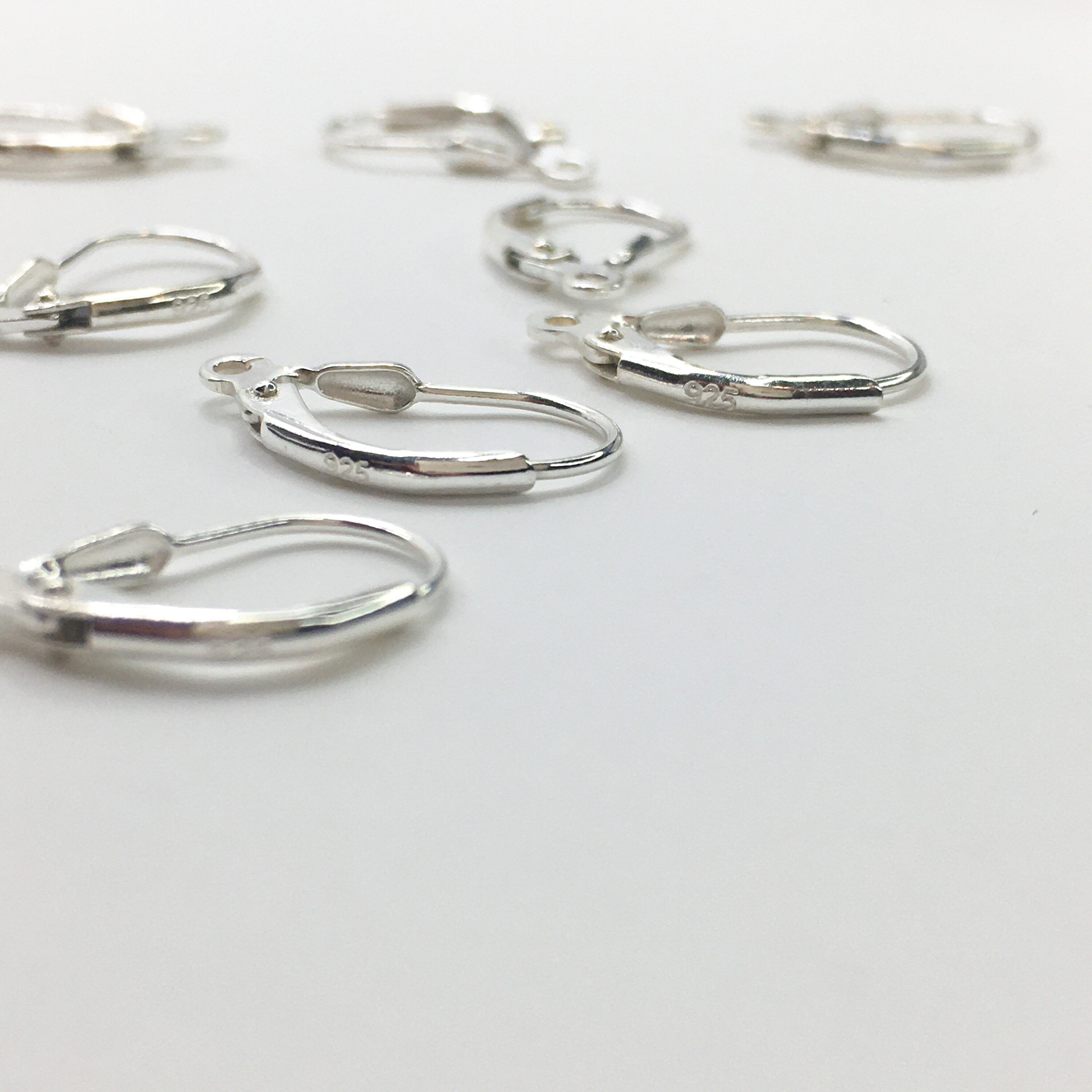 925 Sterling Silver French Hook Lever Backs