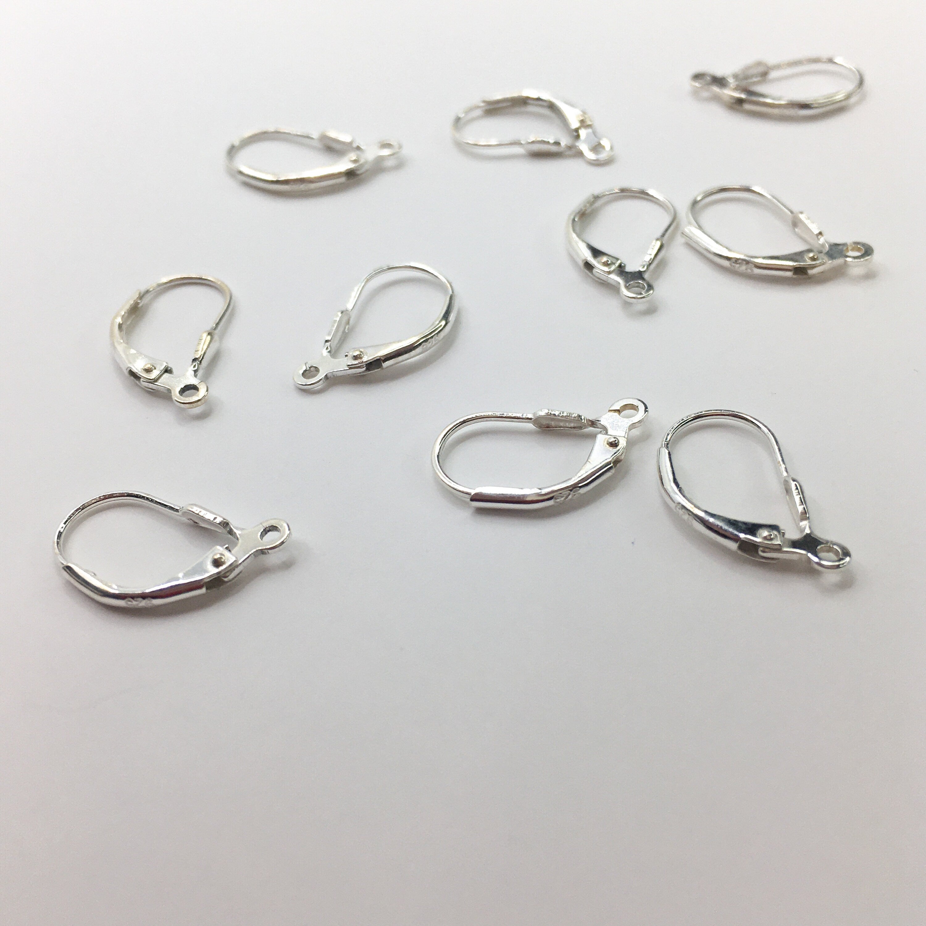 925 Sterling Silver French Hook Lever Backs