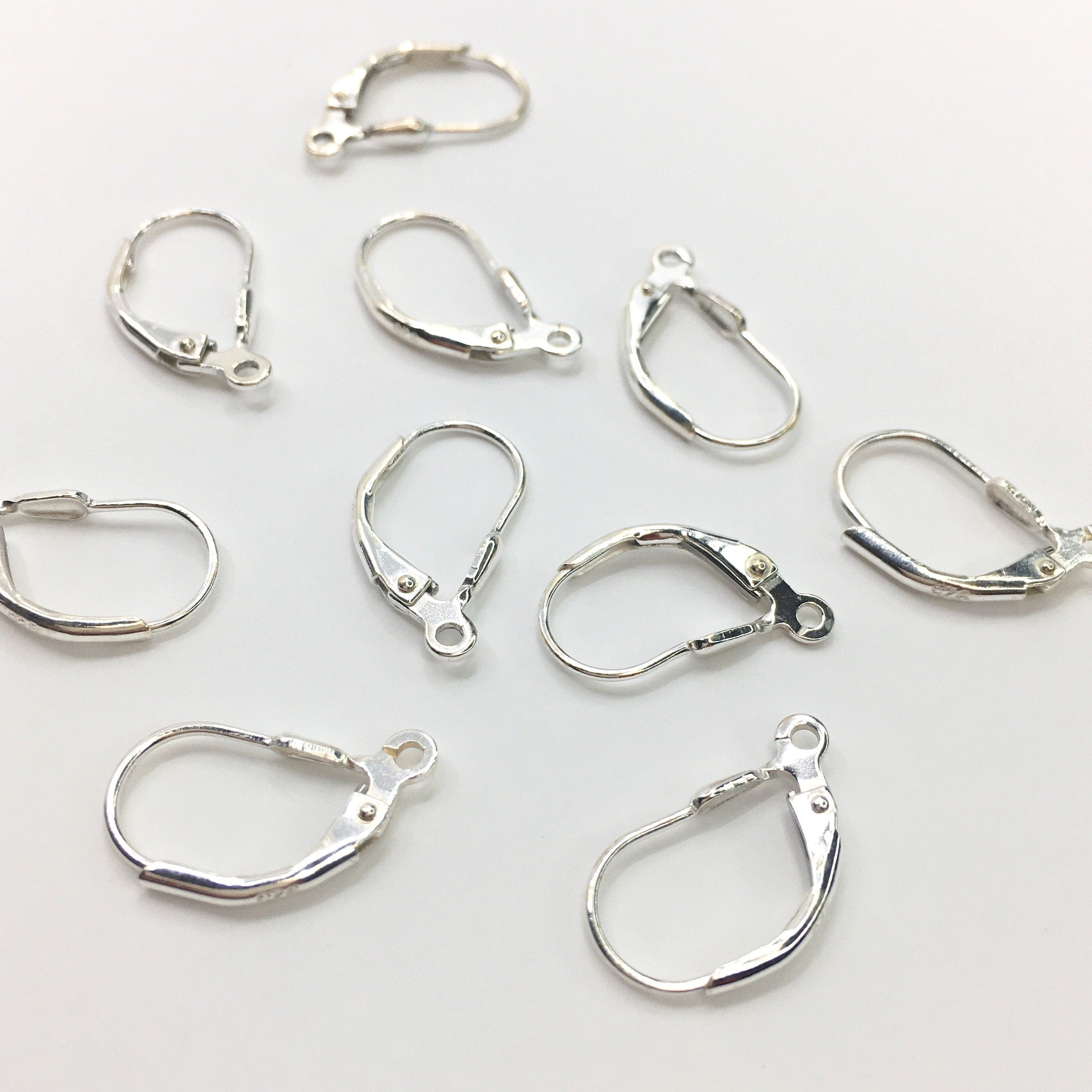 925 Sterling Silver French Hook Lever Backs