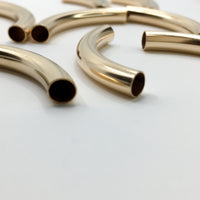 14k Gold Filled Tube Beads, 38mm x 5mm