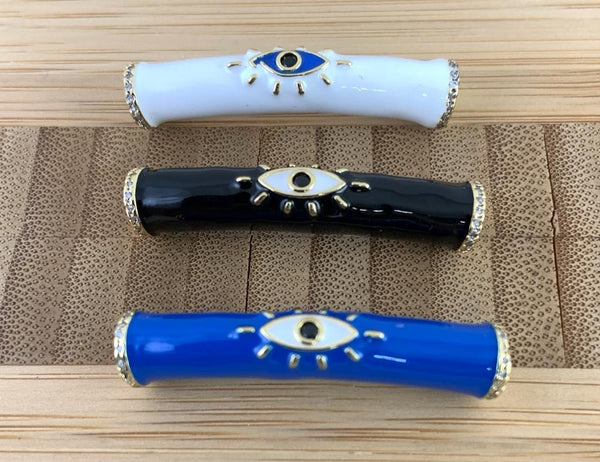 Evil Eye Tube Connector | Bellaire Wholesale