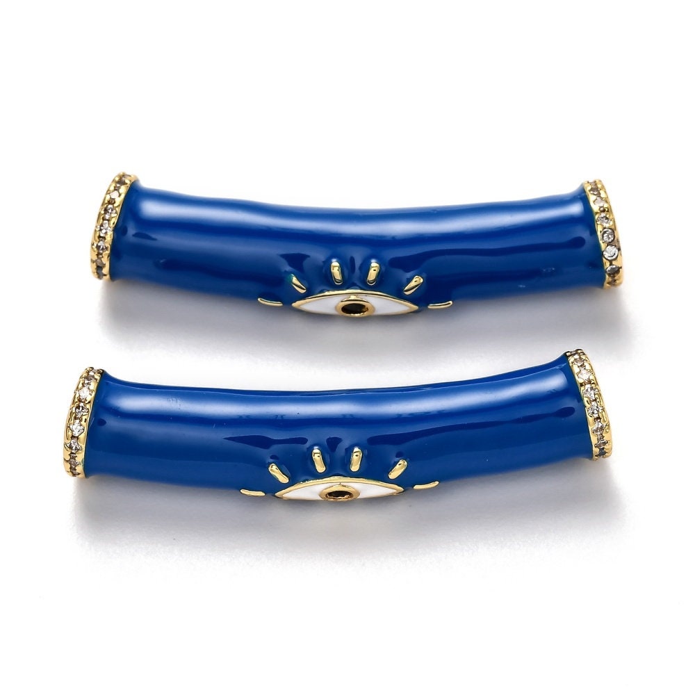 Evil Eye Tube Connector | Bellaire Wholesale