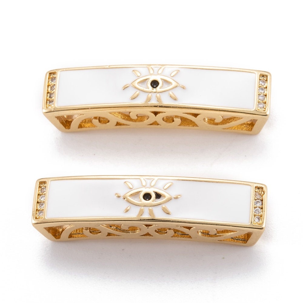 Evil Eye Tube Connector | Bellaire Wholesale