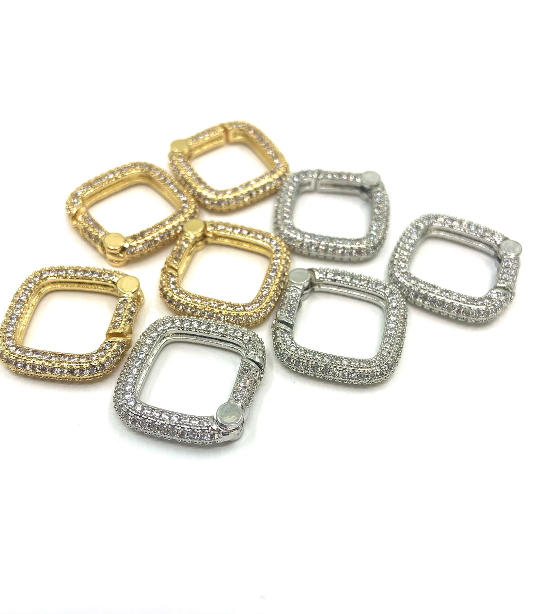 18k Gold Plated Square Clasp | Bellaire Wholesale