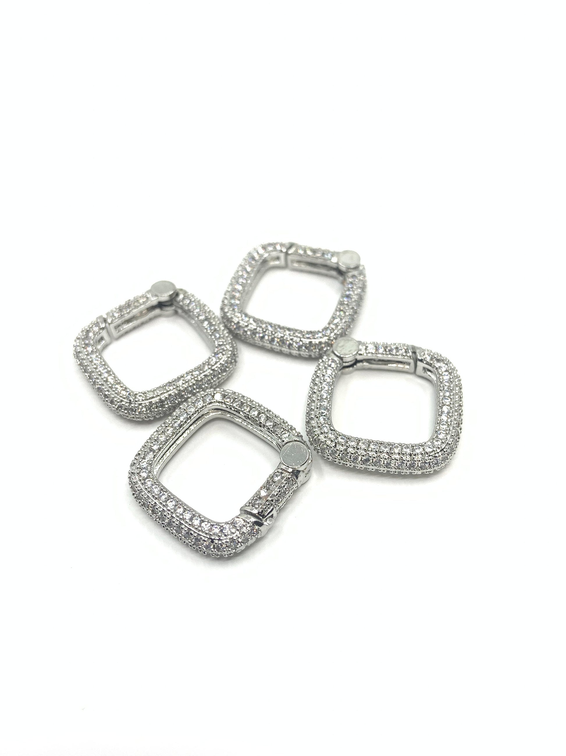 18k Gold Plated Square Clasp | Bellaire Wholesale