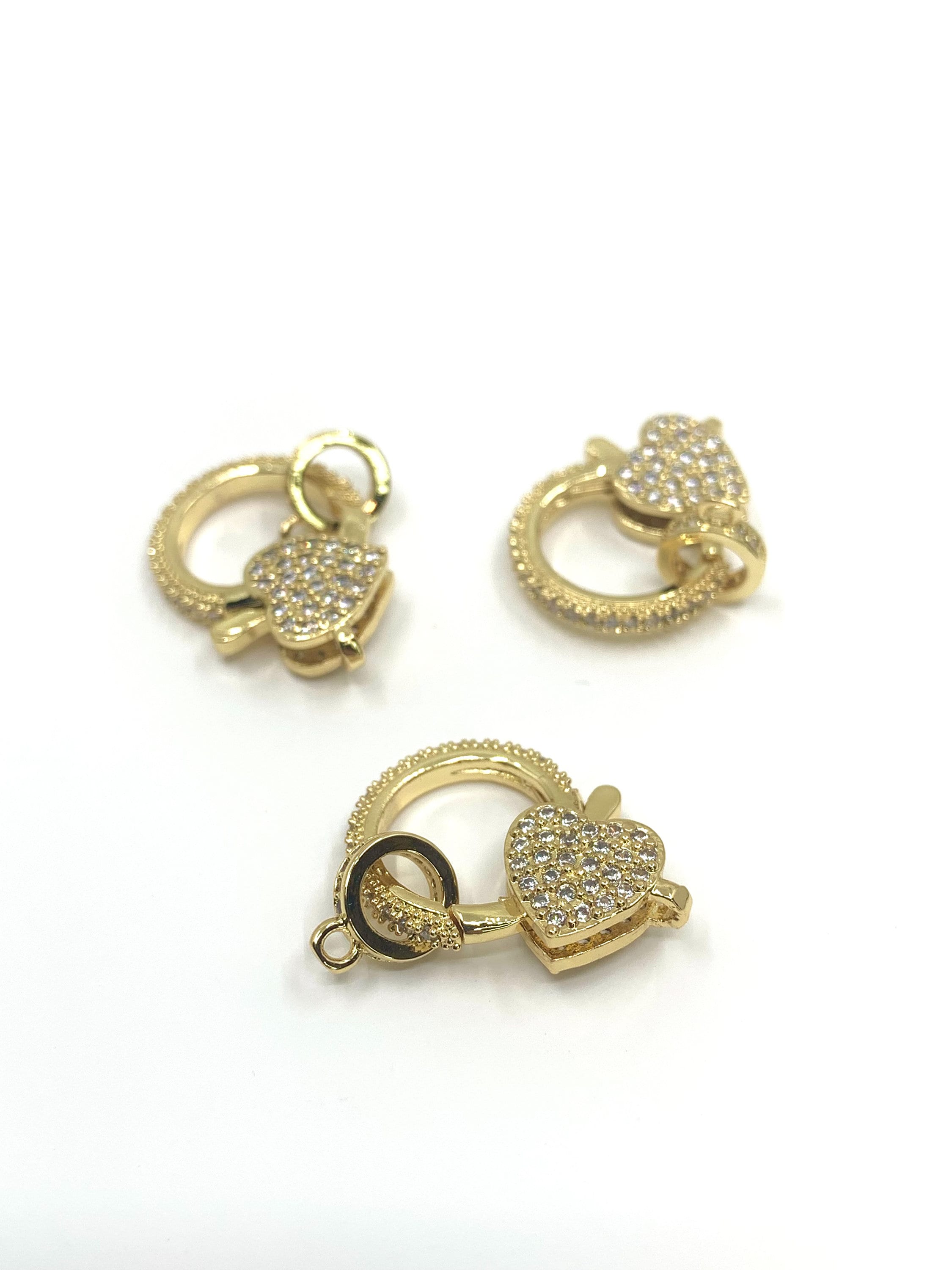 18k Gold Plated Spring Carabiner Clasp | Bellaire Wholesale