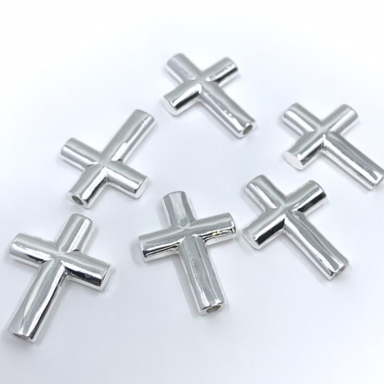 925 Sterling Silver Cross Bead | Bellaire Wholesale