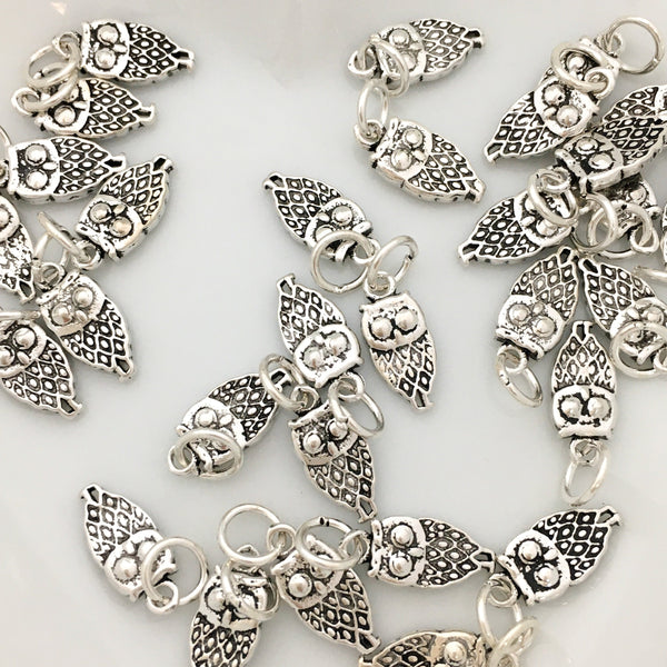 925 Sterling Silver Owl Charm | Bellaire Wholesale