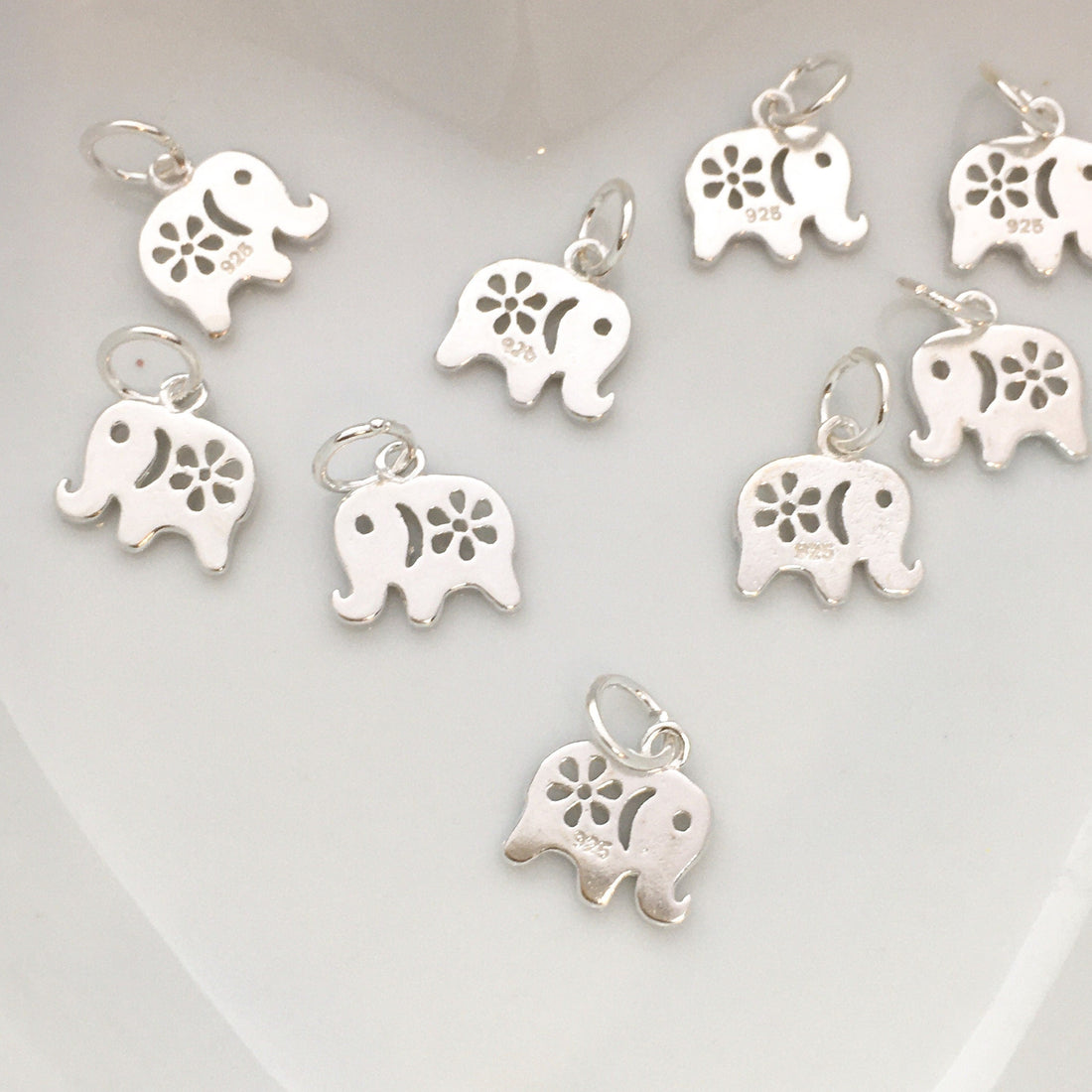 925 Sterling Silver Elephant Charm | Bellaire Wholesale