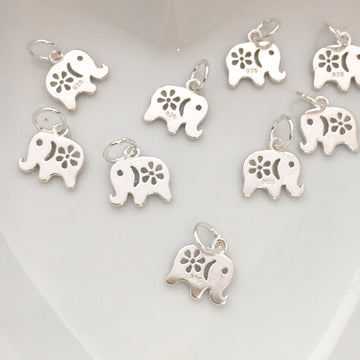 925 Sterling Silver Elephant Charm | Bellaire Wholesale