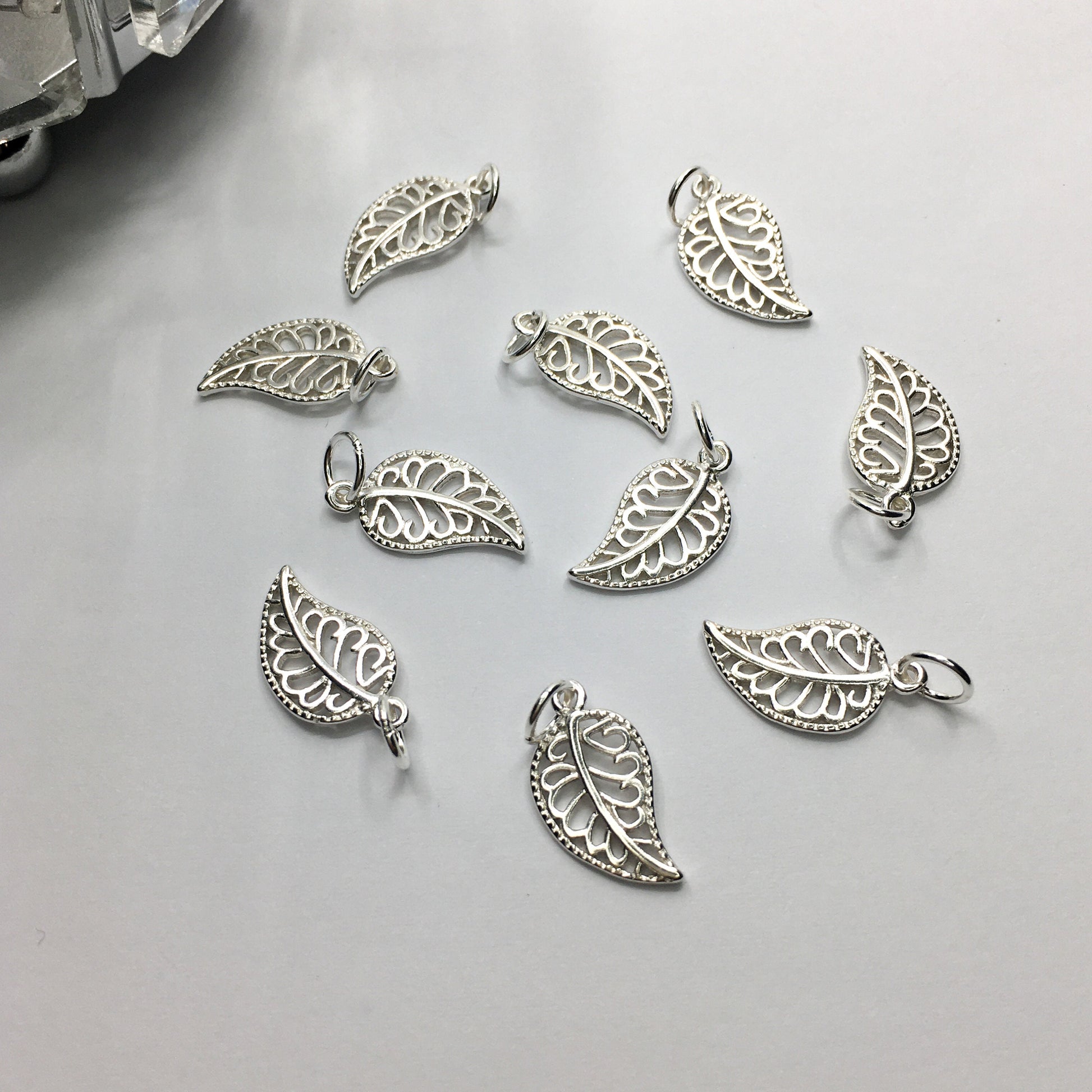 925 Sterling Silver Leaf Charm | Bellaire Wholesale