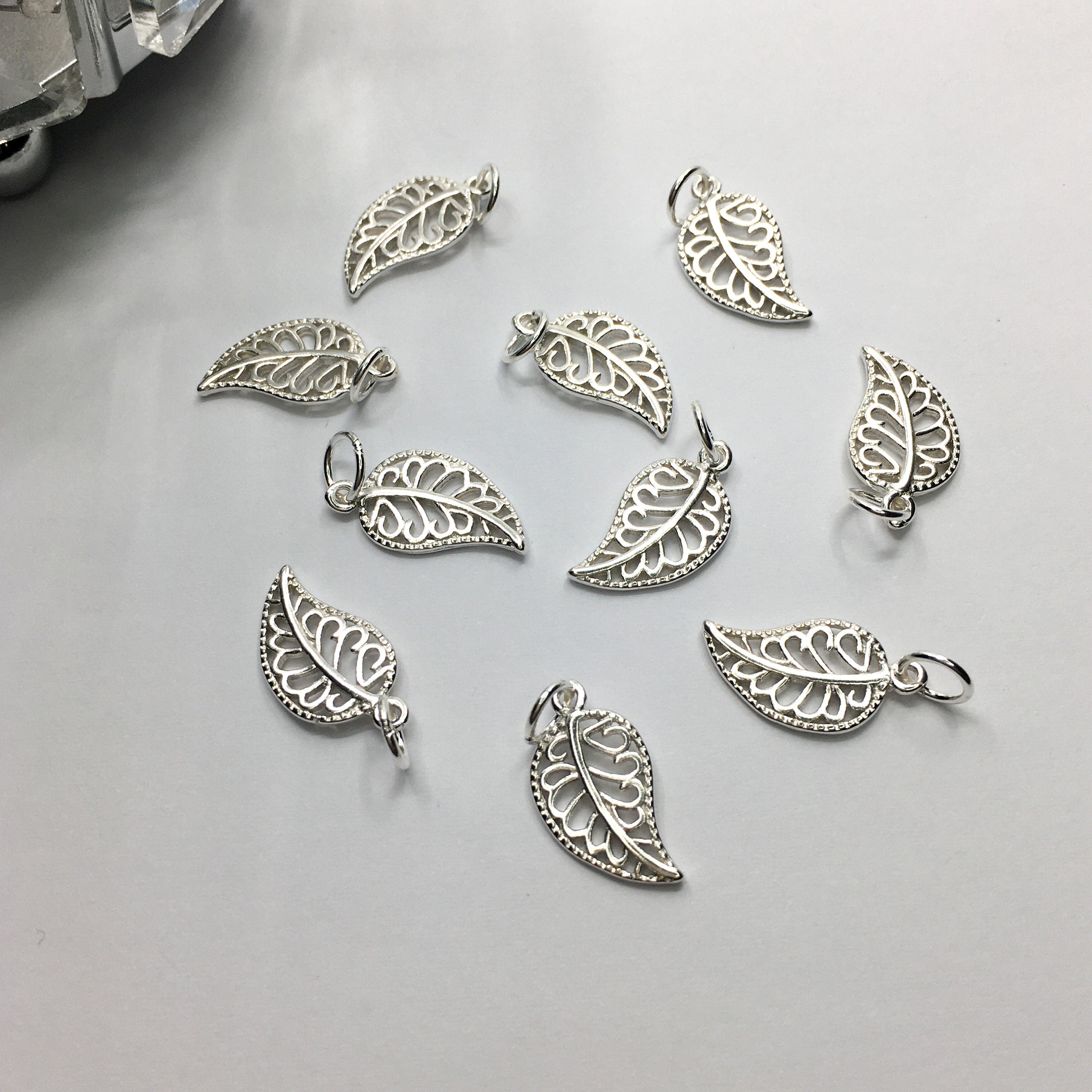 925 Sterling Silver Leaf Charm | Bellaire Wholesale