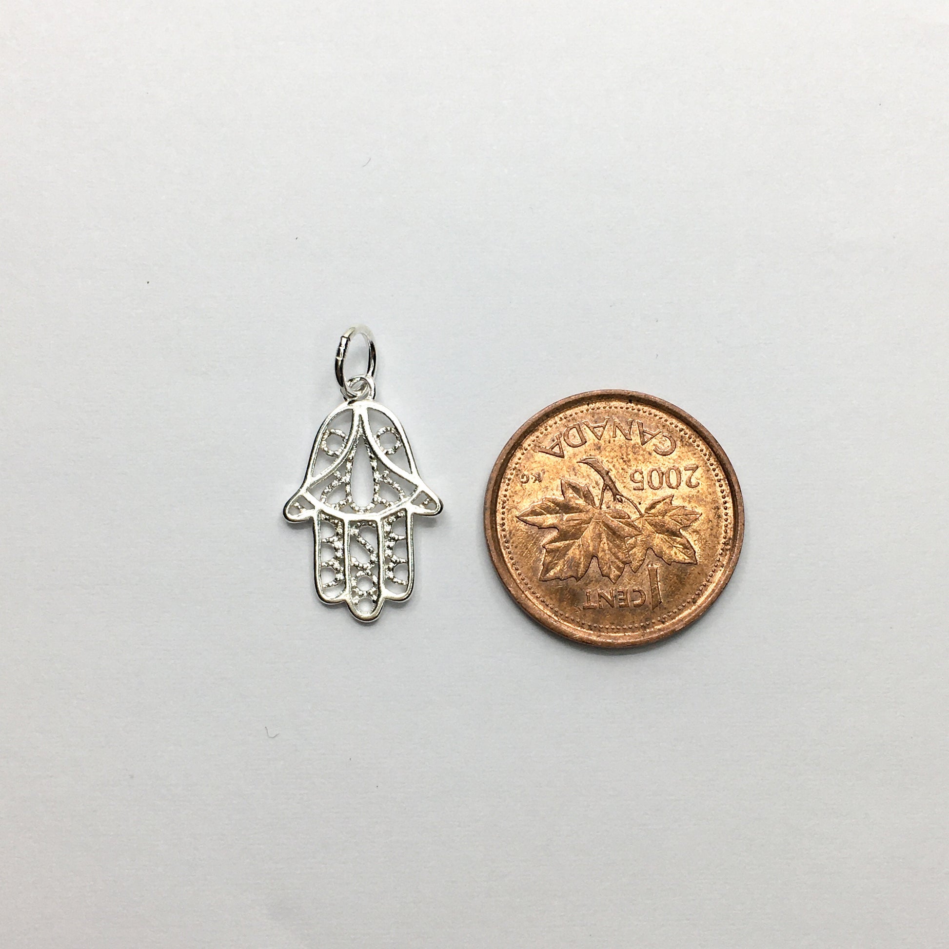 925 Sterling Silver Hamsa Charm | Bellaire Wholesale