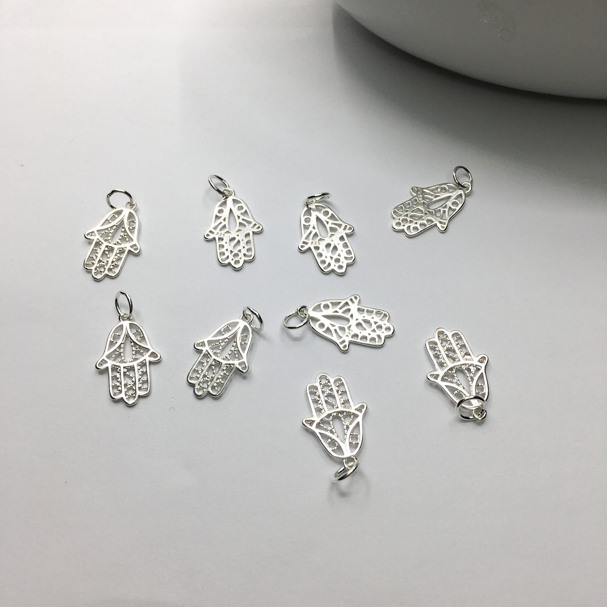 925 Sterling Silver Hamsa Charm | Bellaire Wholesale