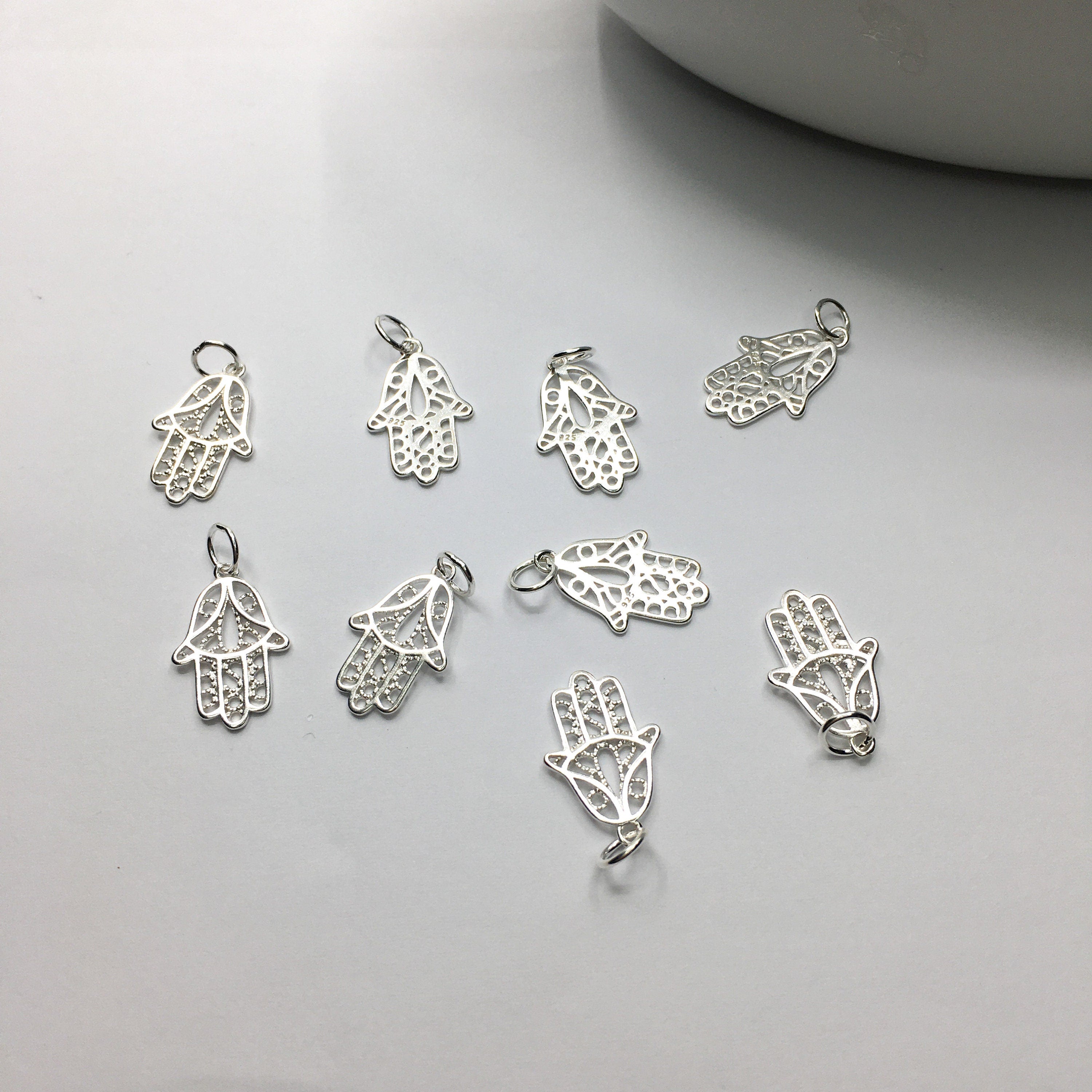 925 Sterling Silver Hamsa Charm | Bellaire Wholesale