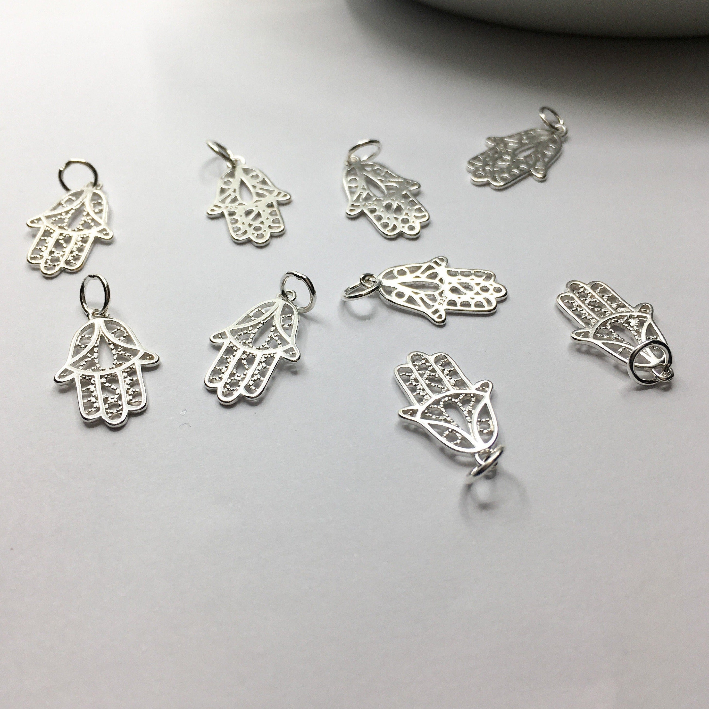 925 Sterling Silver Hamsa Charm | Bellaire Wholesale