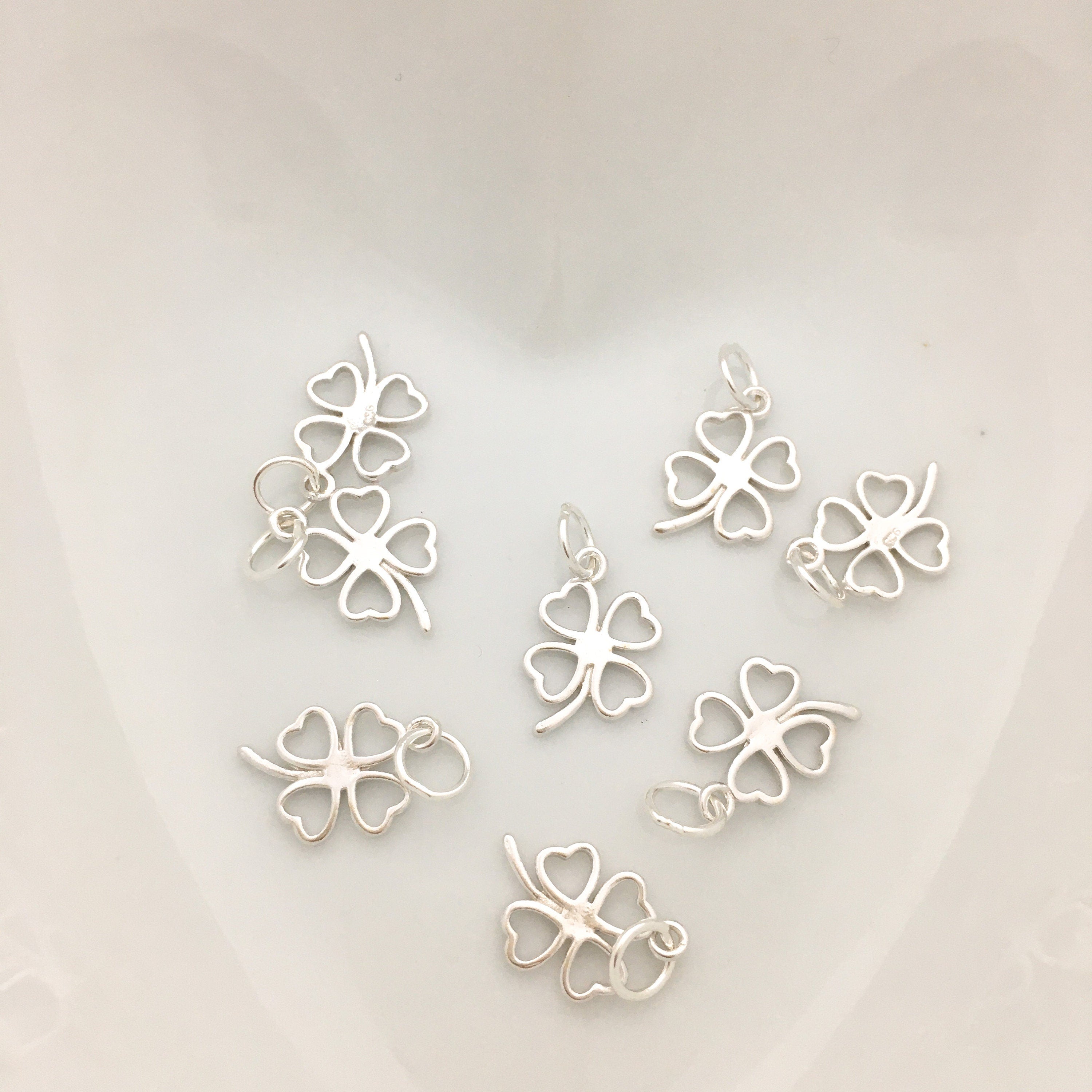 925 Sterling Silver Clover Leaf Charm | Bellaire Wholesale