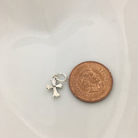 925 Sterling Silver Small Cross Charm | Bellaire Wholesale