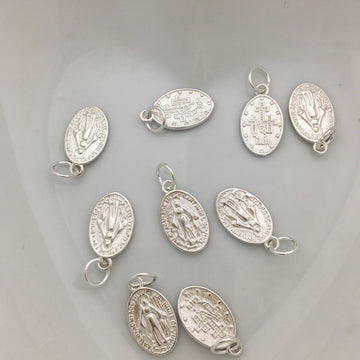 925 Sterling Silver Mother Mary Charm | Bellaire Wholesale