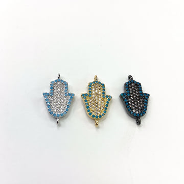Hamsa Hand Connector | Bellaire Wholesale