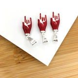 925 Sterling Silver Red Hand Pendant | Bellaire Wholesale