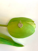 Heart Charm, CZ Micro Pave | Bellaire Wholesale