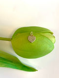 Heart Charm, CZ Micro Pave | Bellaire Wholesale