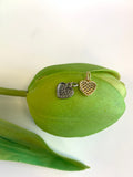 Heart Charm, CZ Micro Pave | Bellaire Wholesale