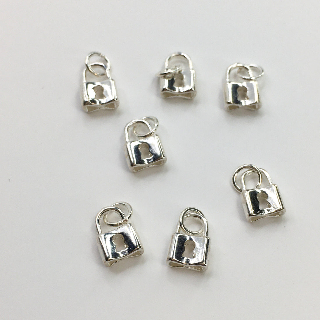 925 Sterling Silver Lock Charm | Bellaire Wholesale
