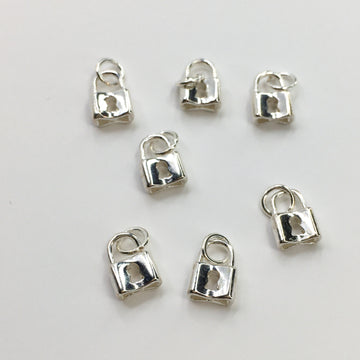 925 Sterling Silver Lock Charm | Bellaire Wholesale