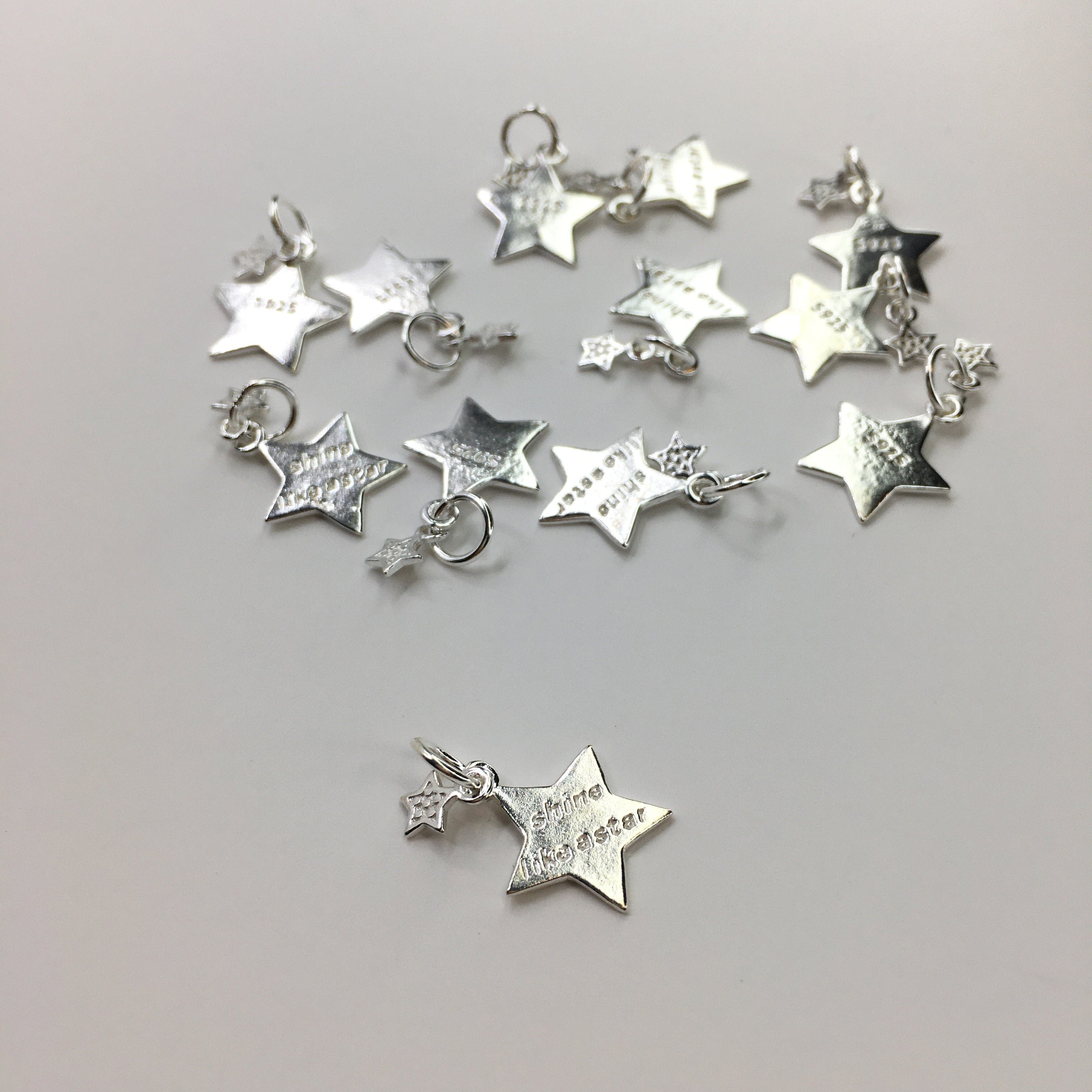925 Sterling Silver Star Charm | Bellaire Wholesale