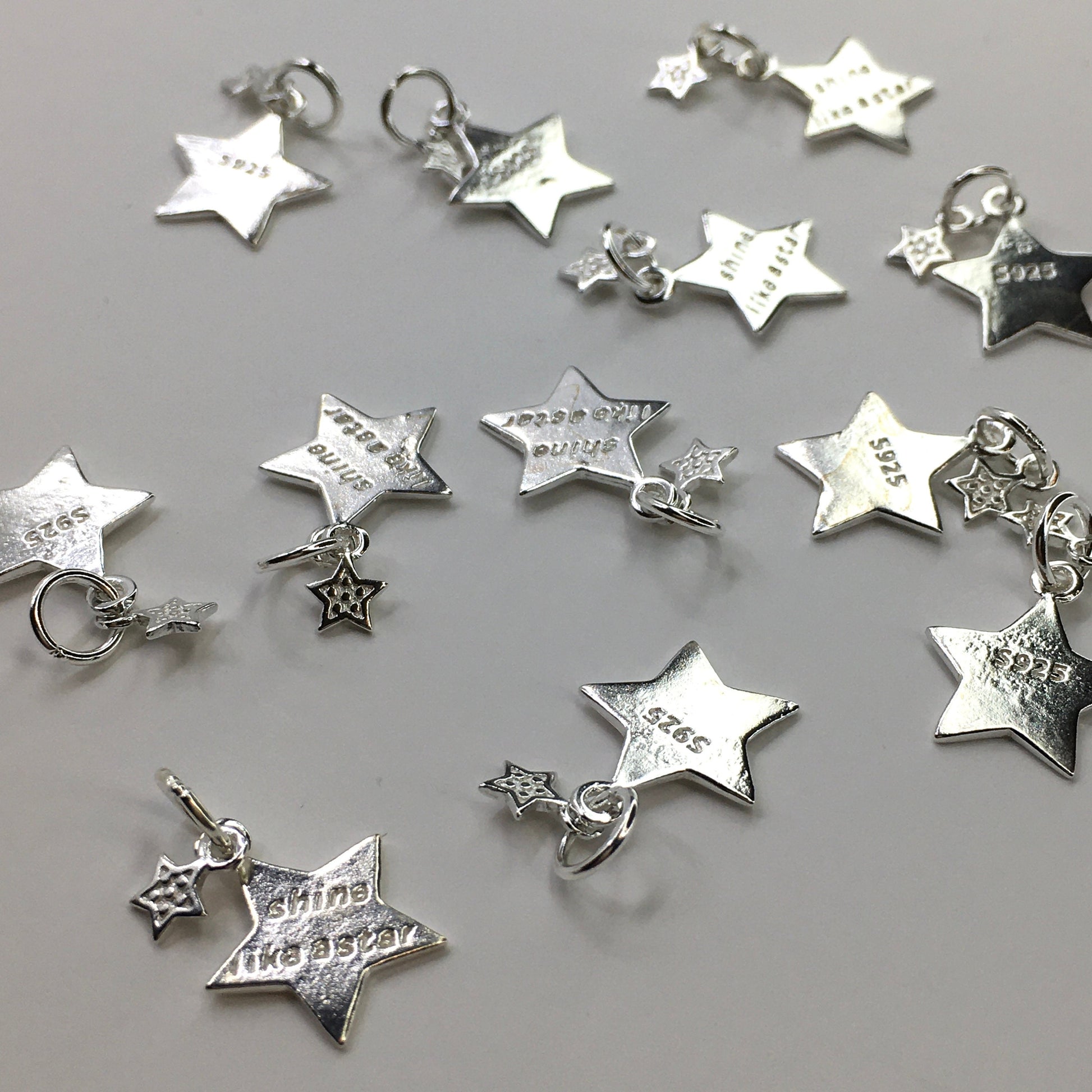 925 Sterling Silver Star Charm | Bellaire Wholesale