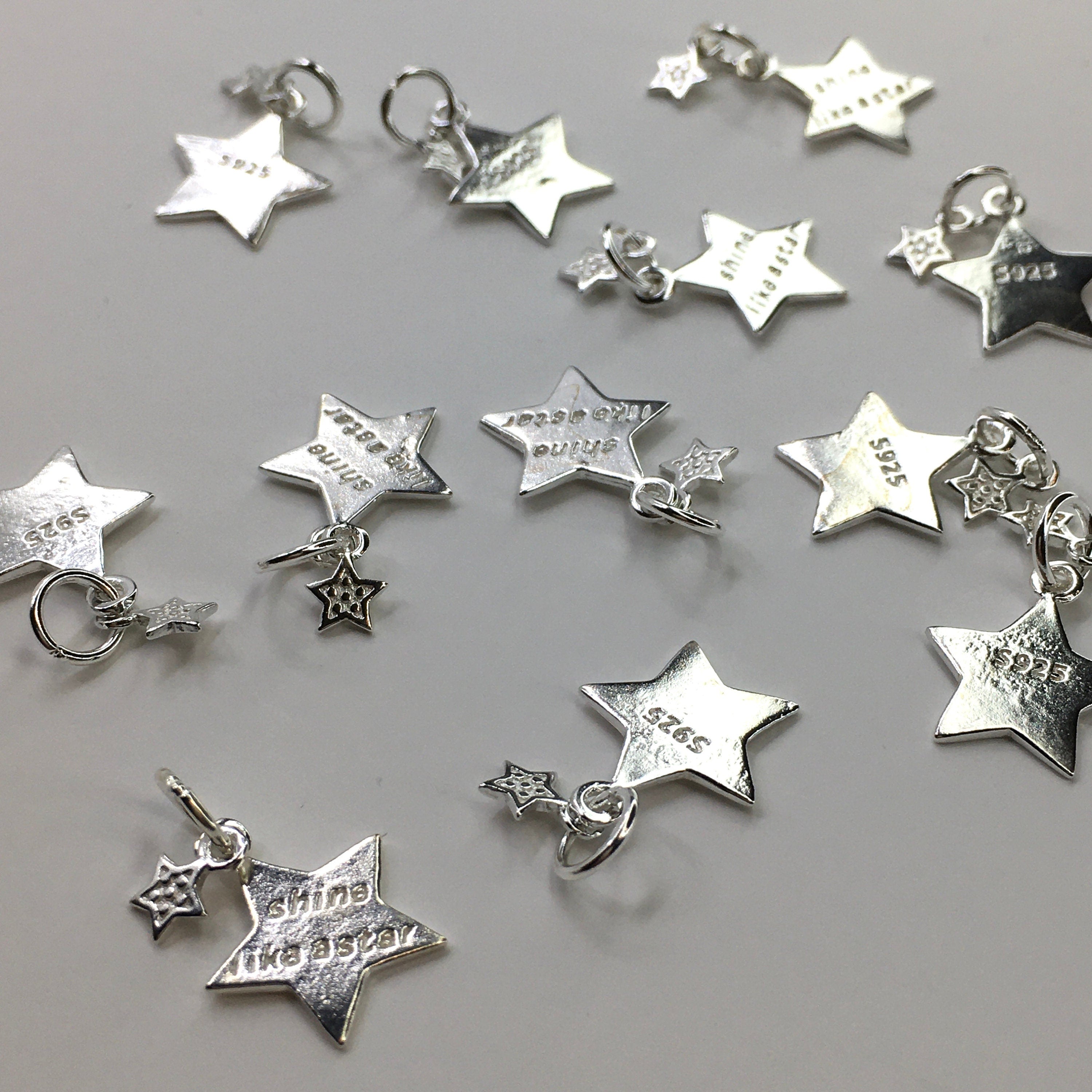 925 Sterling Silver Star Charm | Bellaire Wholesale